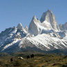 Cerro Fitzroy and Cerro Torre from the road to El Chalten - Pategonia, Argentina