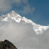 Kanchenjunga, the world's third highest mountain.  - Sikkim, India